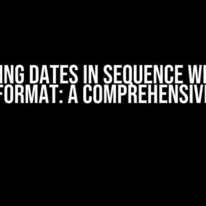 Mastering Dates in Sequence with Jinja Print Format: A Comprehensive Guide